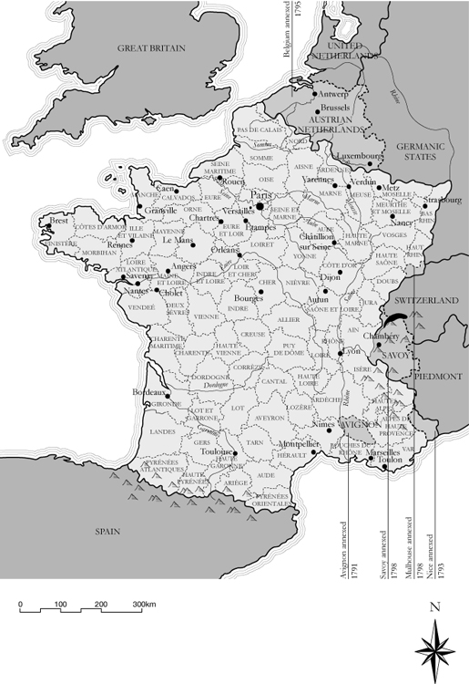 FRANCE IN THE 1790s The system of the dpartements was decided by the National - photo 2