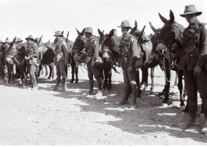 Men of the 12th Light Horse Regiment with their mounts George Francis - photo 4