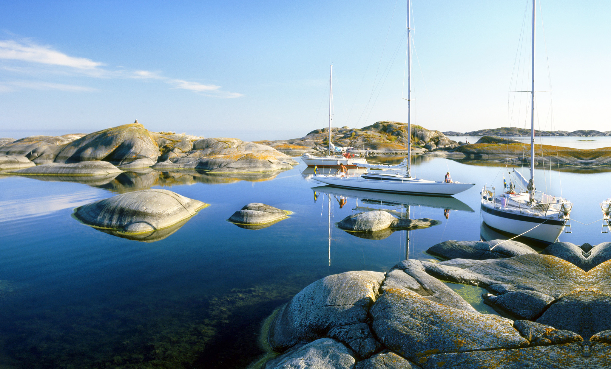 Yachts moored among the islets of the Stockholm Archipelago Top 10 Stockholm - photo 15