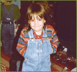 Little Joey in overalls Wendy Hopie Heidi and Dillon playing cards at - photo 6