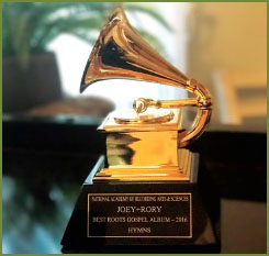 The Grammy Award we won for the Hymns album Joey and me on CMTs Can You - photo 20