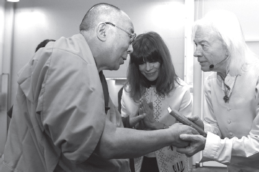 Figure 1 The author with the Dalai Lama and Ellen Hillings in Copenhagen in - photo 2