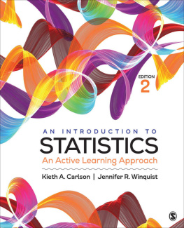 Kieth A. Carlson - An Introduction to Statistics: An Active Learning Approach, 2nd Edition
