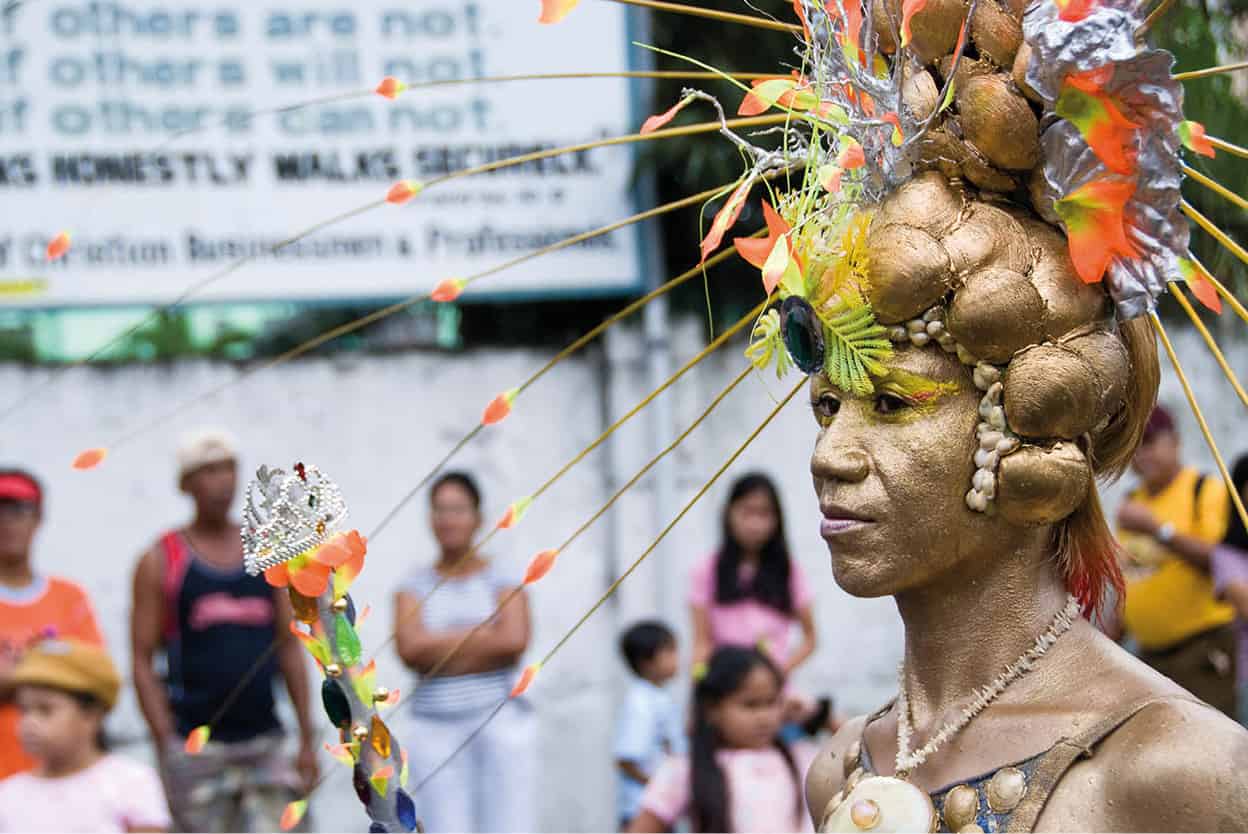 Ati-Atihan festival The frenetic colorful and noisy festivities on the - photo 7