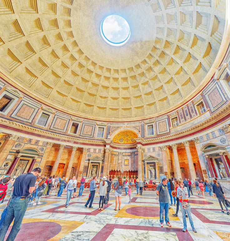 The interior of the Pantheon BRIAN KINNEYSHUTTERSTOCK Roman Feasting - photo 7