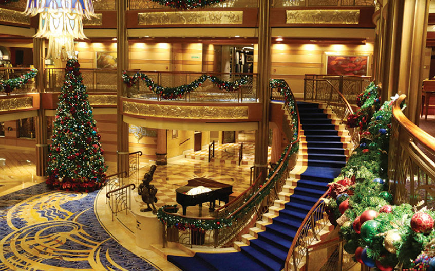 The Disney Dream decked out in its holiday finery Photo Erin Foster - photo 6