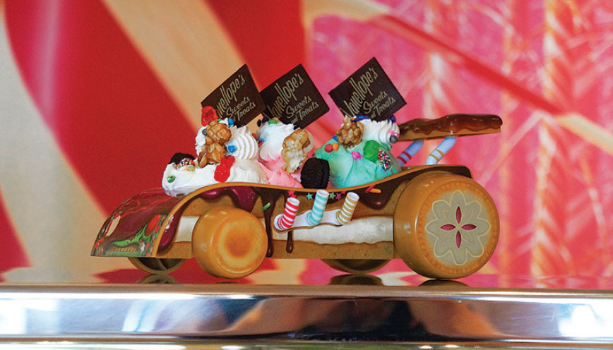 The Race Kart Sundae at the Dreams Vanellopes Sweets Treats is a dessert to - photo 24