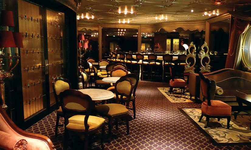 Ooh La La champagne bar on the Fantasy is an elegant place to relax Photo - photo 31