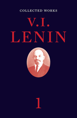 V. I. Lenin - Collected works, volume 1 (1893–1894)