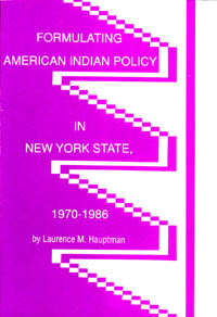 title Formulating American Indian Policy in New York State 1970-1986 - photo 1