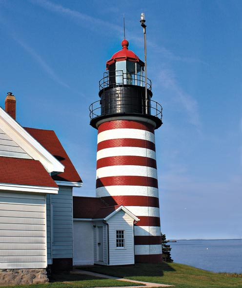 Lighthouses West Quoddy Light Lubec MELINDA MOORE GETTY IMAGES White - photo 9