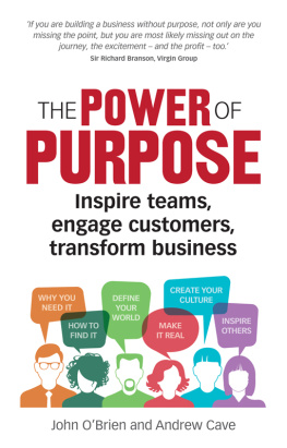 Cave Andrew - The power of purpose : six steps to unleash the why of your business