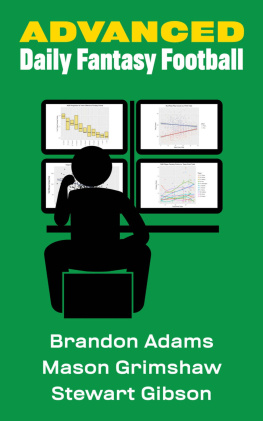 Brandon Adams - Advanced Daily Fantasy Football