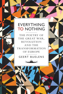 Geert Buelens - Everything to Nothing