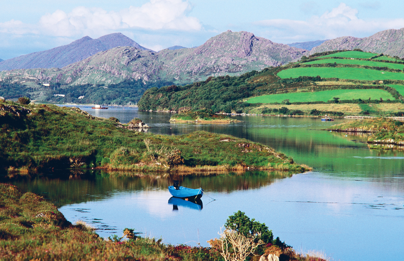 Kenmare River A boat in the rivers tranquil waters JOHN BANAGANGETTY IMAGES - photo 4