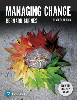 Burnes Managing change