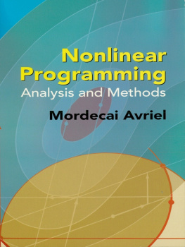 Avriel Nonlinear Programming : Analysis and Methods.