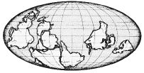 The map shows the configuration of the continents at the beginning of the - photo 1