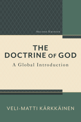 Karkkainen - The doctrine of god : a global introduction