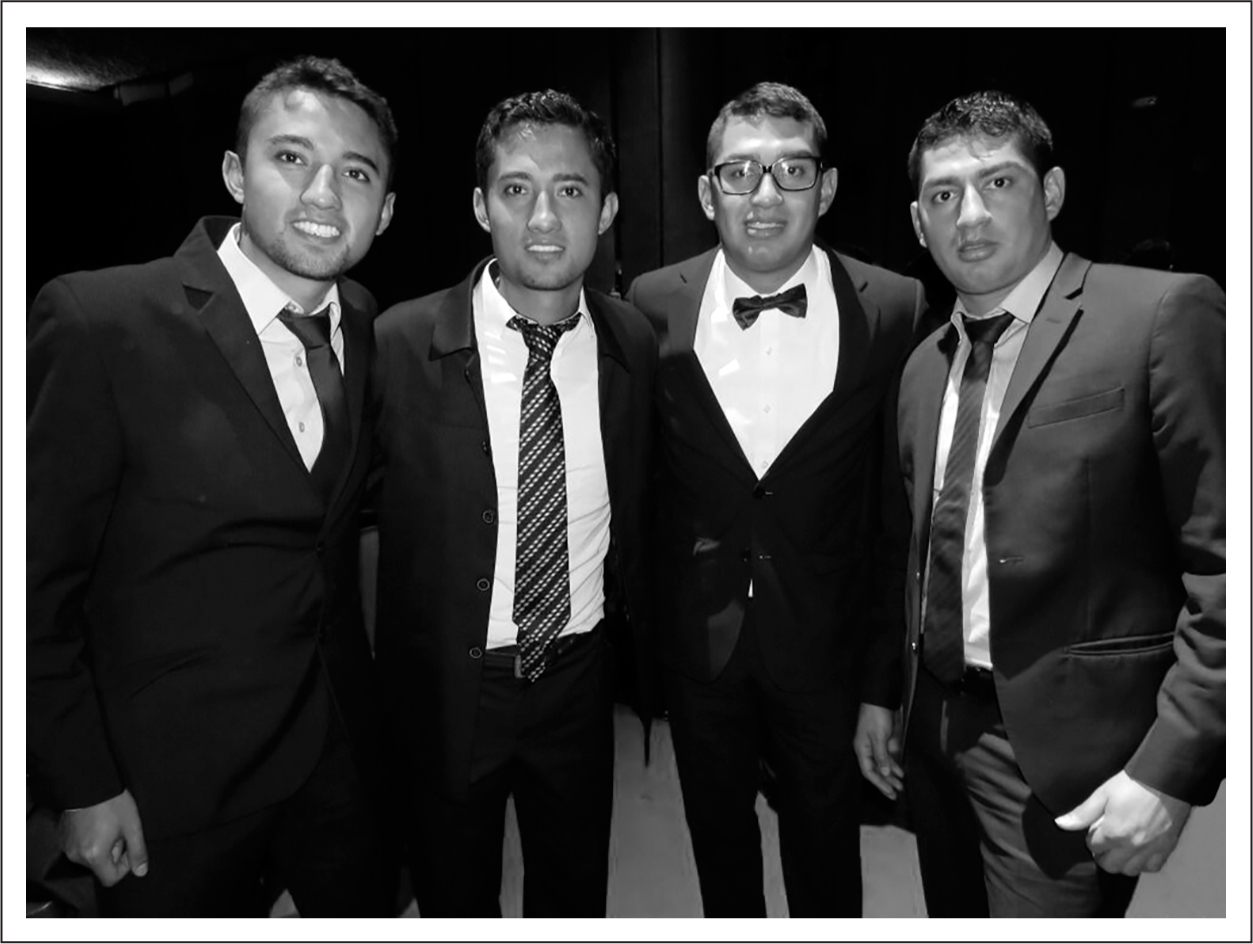 In March 2017 the four brothers from left to right Jorge William Carlos - photo 2