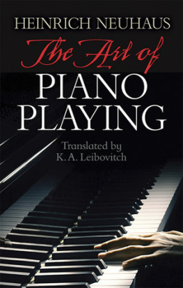 Heinrich Neuhaus The Art of Piano Playing