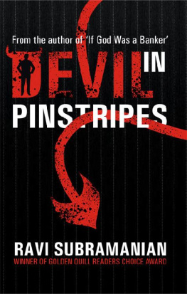 Ravi Subramanian - Devil in Pinstripes
