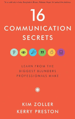 Kim Zoller - 16 Communication Secrets