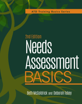 McGoldrick Beth - Needs assessment basics