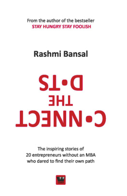 Rashmi Bansai Connect The Dots