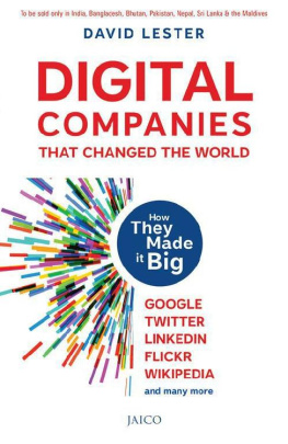 David Lester Digital Companies That Changed the World