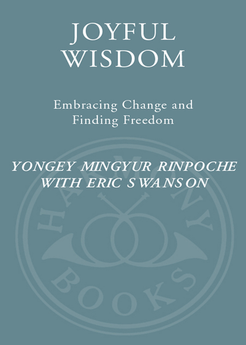 ALSO BY YONGEY MINGYUR RINPOCHE WITH ERIC SWANSON THE JOY OF LIVING - photo 1