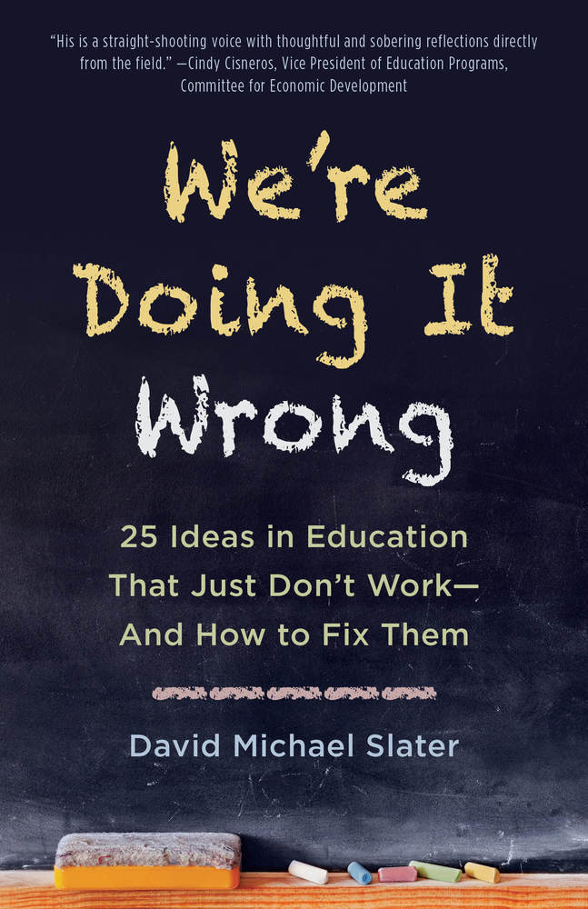 Praise for Were Doing It Wrong Master teacher David Michael Slaters book is a - photo 1