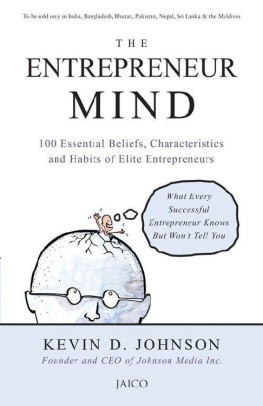 Kevin D. Johnson The Entrepreneur Mind