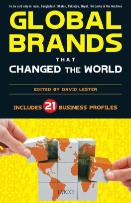 David Lester Global Brands that Changed the World