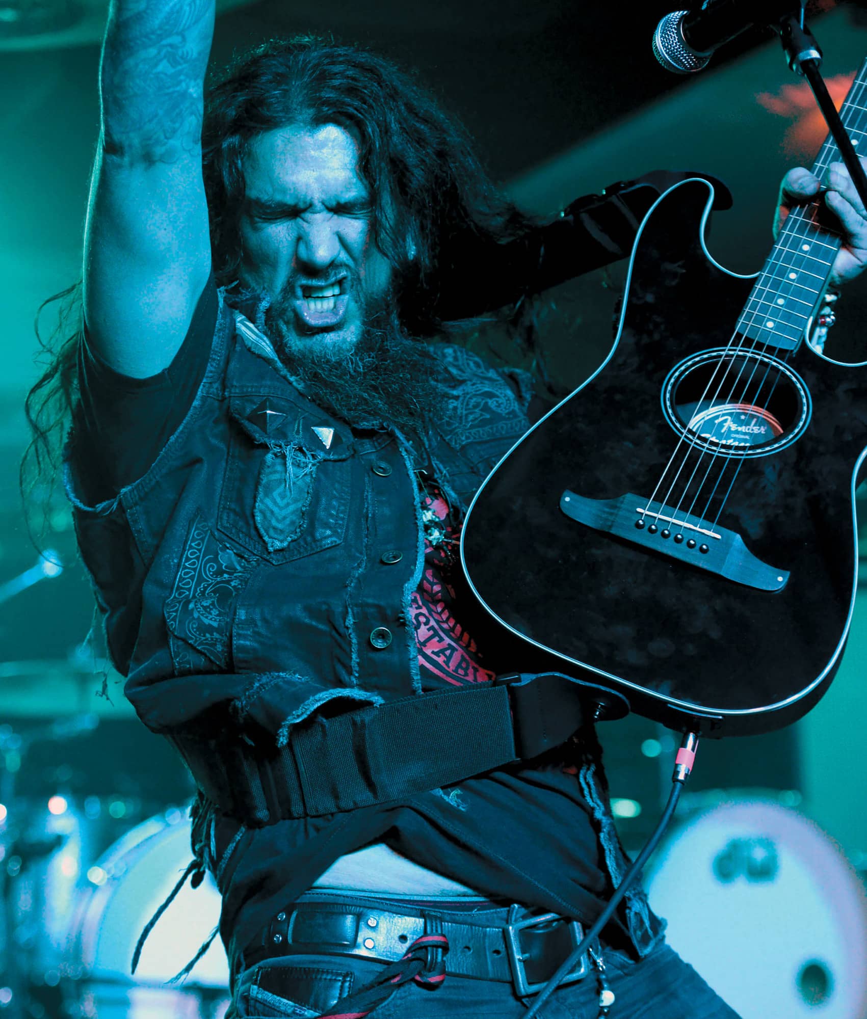 Robb Flynn of Machine Head plays at Lucky Strike Live on January 22 2016 in - photo 5