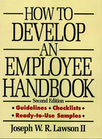 title How to Develop an Employee Handbook author Lawson Joseph W - photo 1