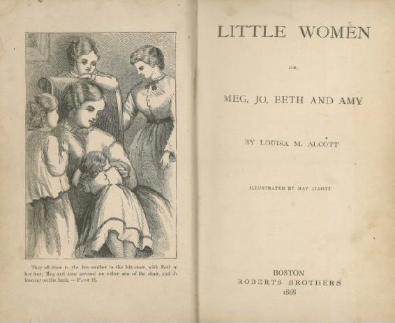 Little Women Part 1 First Edition illustration by her sister May Chapter 1 - photo 2