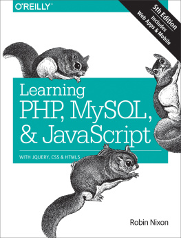 Nixon - Learning PHP, MySQL & JavaScript