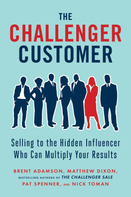 Brent Adamson - The Challenger Customer