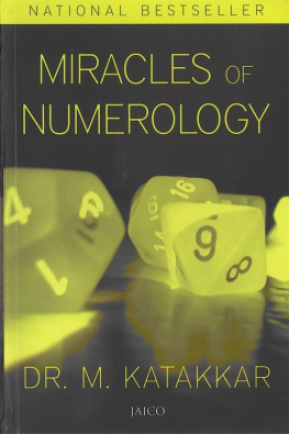 M. Katakkar - Miracles of Numerology