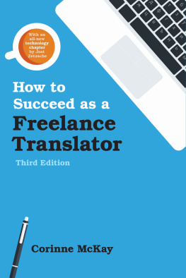 Corinne McKay - How to Succeed as a Freelance Translator