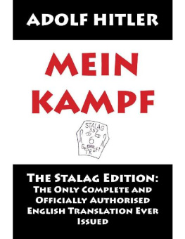 Adolf Hitler Mein Kampf: The Stalag Edition