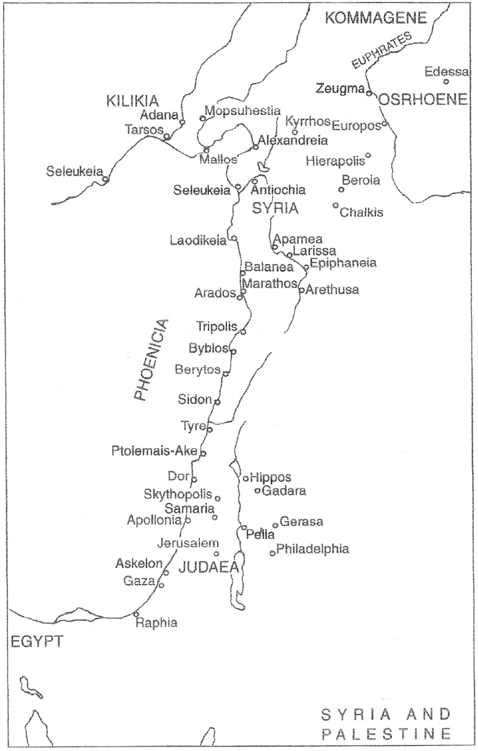 Syria and Palestine The Seleukid Regions The Later Seleukid Dynasty - photo 1