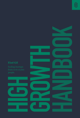 Elad Gil - High Growth Handbook