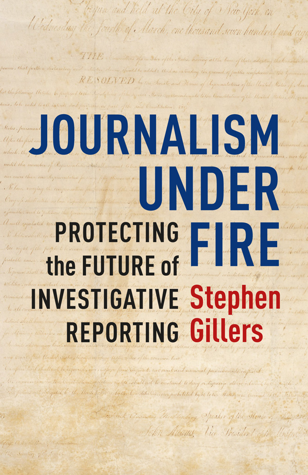 JOURNALISM UNDER FIRE COLUMBIA JOURNALISM REVIEW BOOKS COLUMBIA JOURNALISM - photo 1