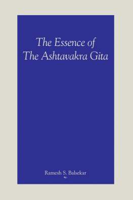 Middleton - The essence of the Ashtavakra Gita