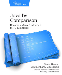 Simon Harrer Java by Comparison