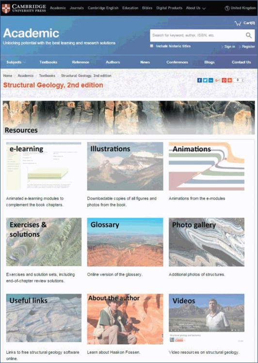 Online resources wwwcambridgeorgfossen2e Specially prepared resources - photo 8