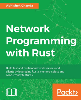 Abhishek Chanda Network Programming with Rust