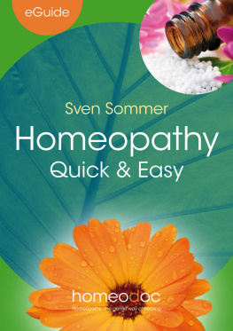 Sven Sommer Homeopathy - Quick & Easy